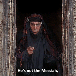 [definitely] not the messiah